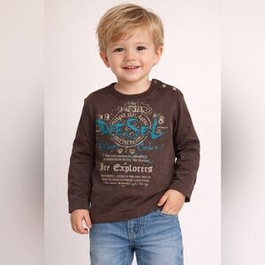 Boys DIESEL long sleeve T-shirt size 18 months